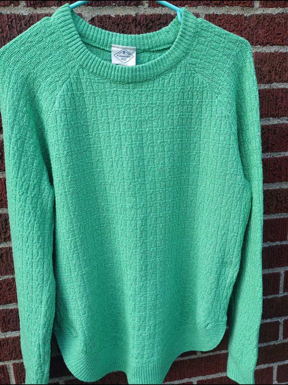 St. John's Bay Vintage Textured Knit Crewneck Sweater
